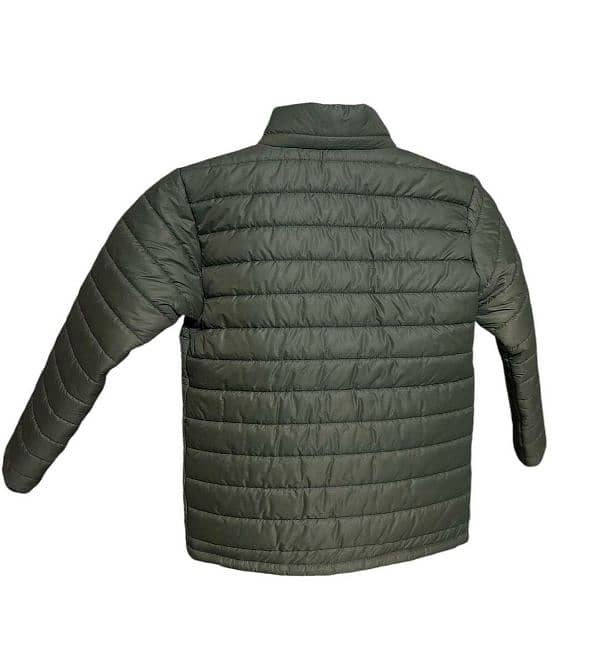 Men's Polyester Puffer jacket-Available In Green,Sizes From M to XL 1