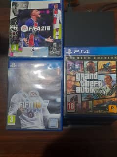 Ps4 games for sale! fifa18,fifa21and GTAV