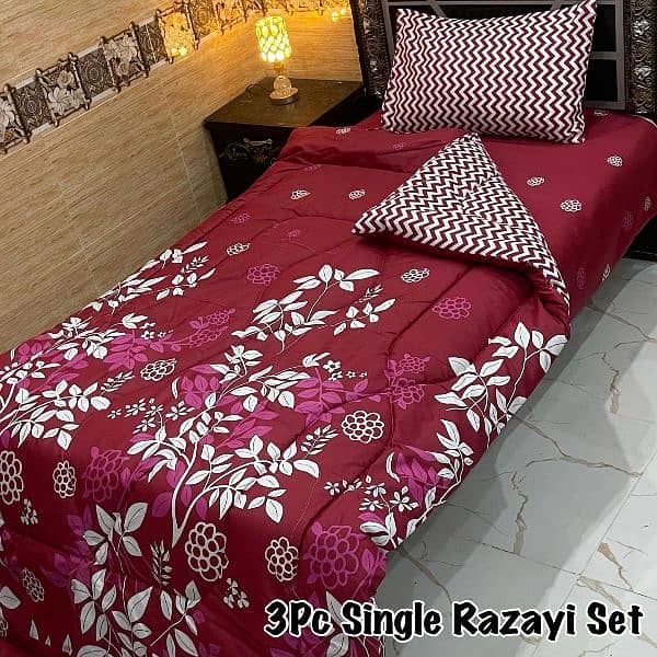 3pcs vicky razai set. whole sale price free delivery 0