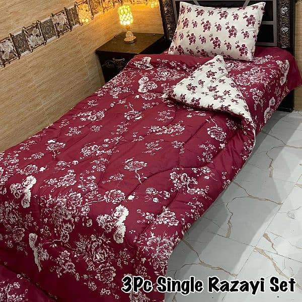 3pcs vicky razai set. whole sale price free delivery 1