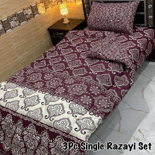 3pcs vicky razai set. whole sale price free delivery 4