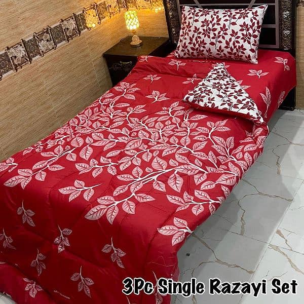 3pcs vicky razai set. whole sale price free delivery 6