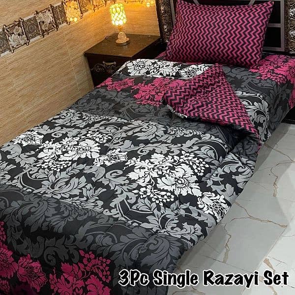 3pcs vicky razai set. whole sale price free delivery 7