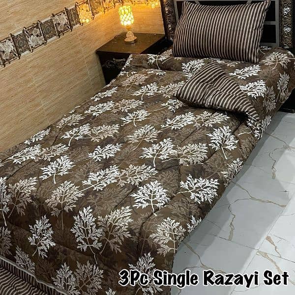 3pcs vicky razai set. whole sale price free delivery 8