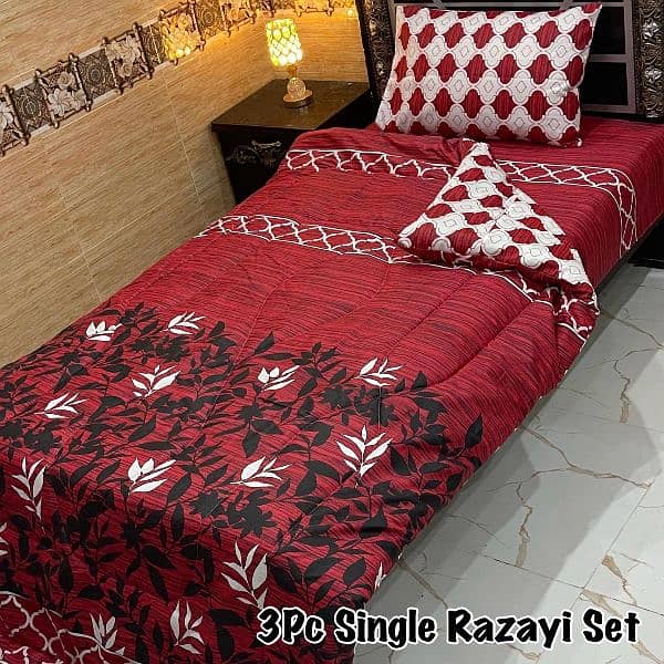 3pcs vicky razai set. whole sale price free delivery 10