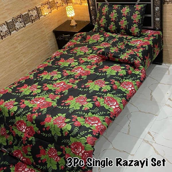 3pcs vicky razai set. whole sale price free delivery 12