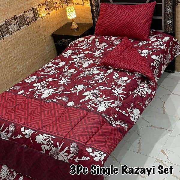 3pcs vicky razai set. whole sale price free delivery 16