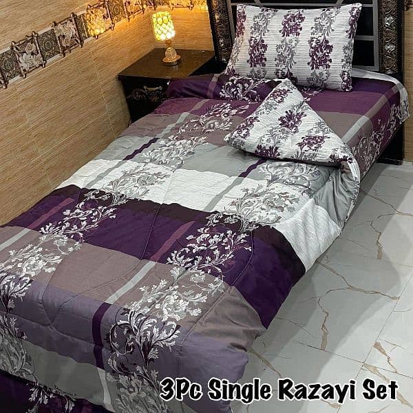 3pcs vicky razai set. whole sale price free delivery 18