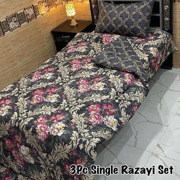 3pcs vicky razai set. whole sale price free delivery 19