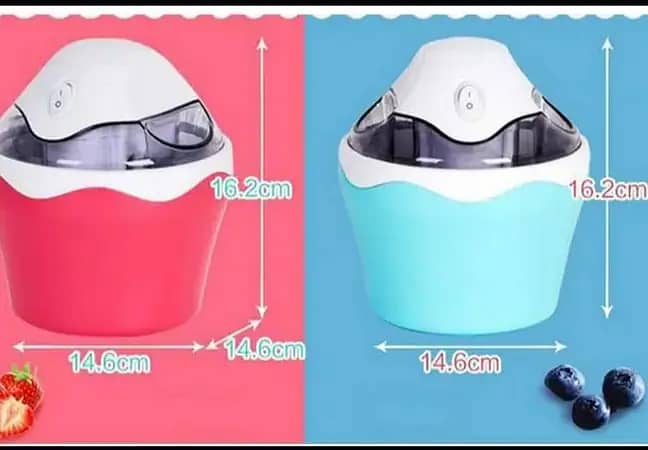 Ice Cream Maker, Household Automatic Mini Ice Cream Machine with Built 1