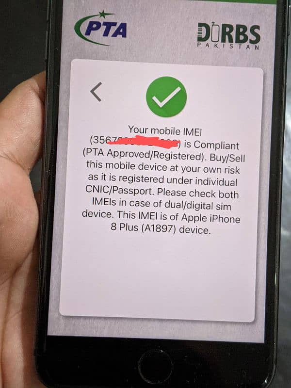 IPhone 8 Plus PTA Approved 64gb All Ok 6