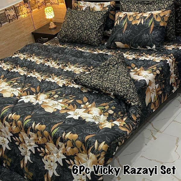 *6PC Vicky Razai set whole sale price free delivery 3