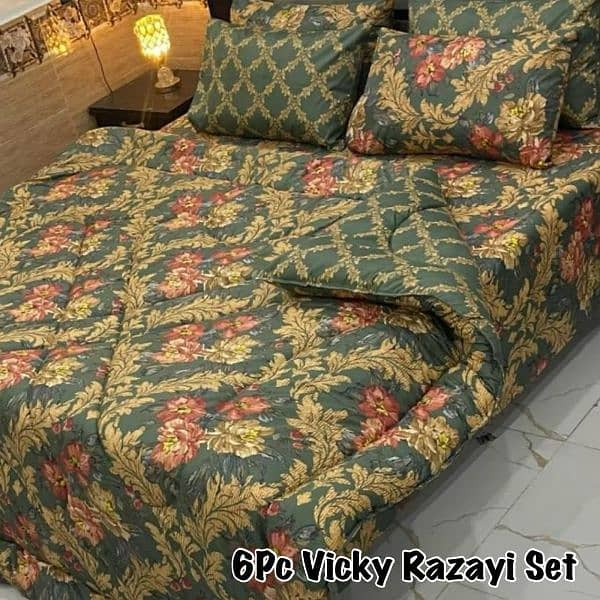 *6PC Vicky Razai set whole sale price free delivery 19