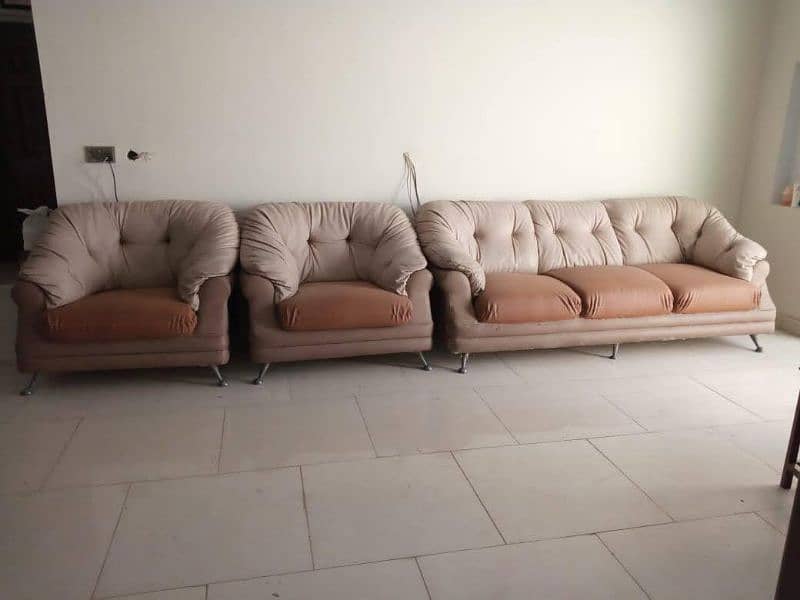 5 Seater Leather Sofa Set 0