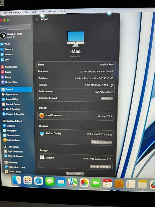 IMac end 2017 , 1TB excellent condition 8