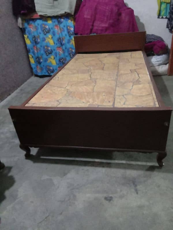 4 Single Beds Solid wood Different style 1