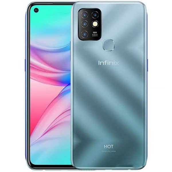 Infinix HOT 10 6/128 Full Box Exchange possible All oky 0