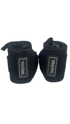 Premium Black Wrist Wraps Support for Weightlifting, Gym, Fitness