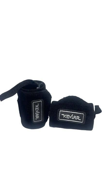 Premium Black Wrist Wraps Support for Weightlifting, Gym, Fitness 1