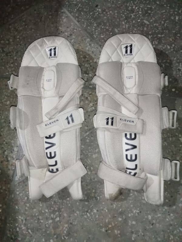 Cricket pads and helmet 10