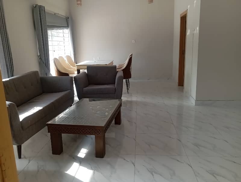 F-7/2. Fully Furnished One Kanal Upper Portion Separate Gate Tiles Flooring Near Rana Market Big Garden 7