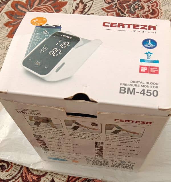 Digital Blood Pressure Monitor certeza BM-450 4