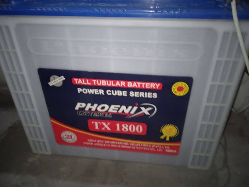 Phoenix TX 1800 tubler battery 2