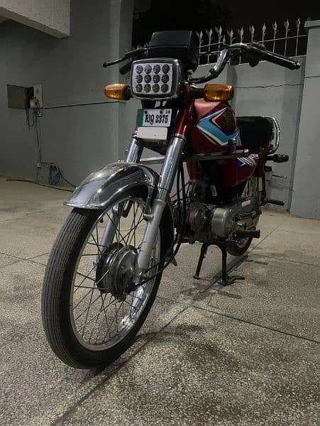 honda cd 70 2019 model lush bike for sale. 1