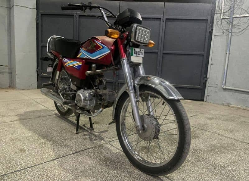 honda cd 70 2019 model lush bike for sale. 2