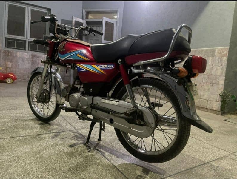 honda cd 70 2019 model lush bike for sale. 3