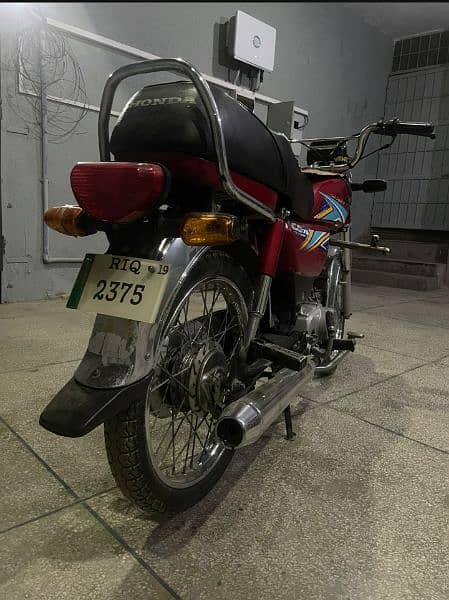 honda cd 70 2019 model lush bike for sale. 4