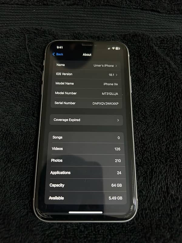 Iphone xr nonpta 7