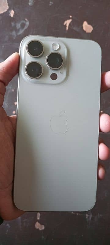 Iphone 15 Pro Max Natural Titanium Color Lush Condition 1