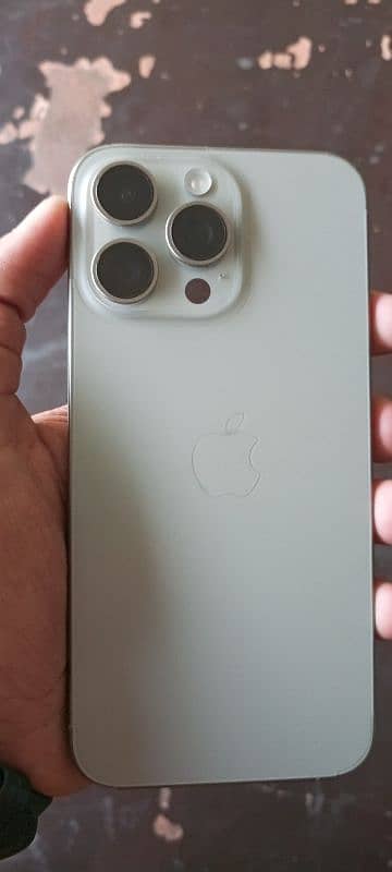 Iphone 15 Pro Max Natural Titanium Color Lush Condition 5