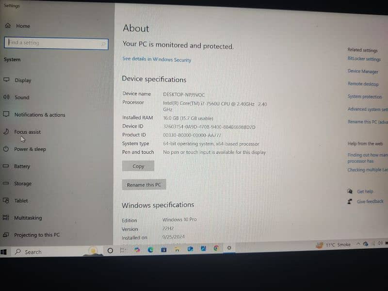 Dell XPS 13 i7 7th 16gb/256 9