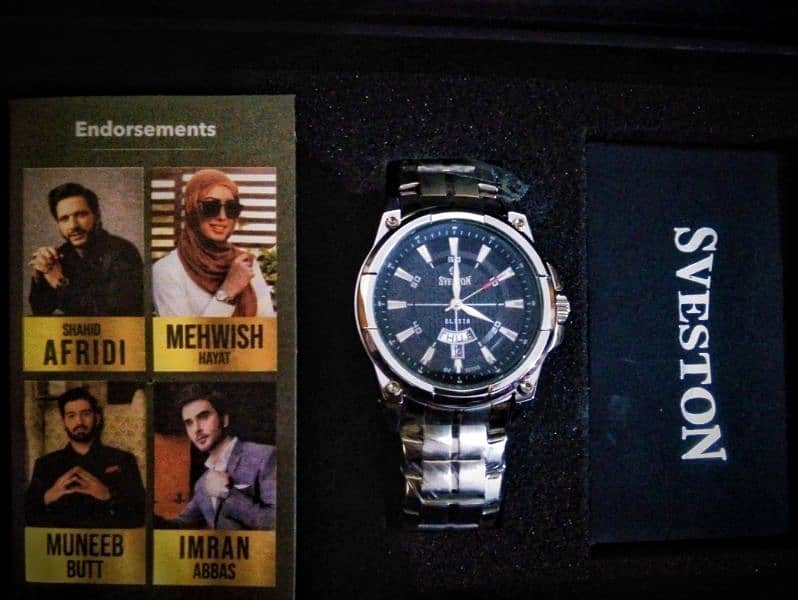 Brand New sveston Shahid Afridi limited edition Branded watch for sale 1