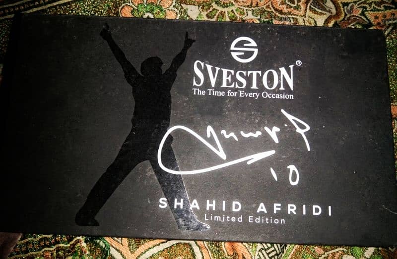 Brand New sveston Shahid Afridi limited edition Branded watch for sale 2