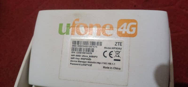 ufone Blaze Mobil broadband 3