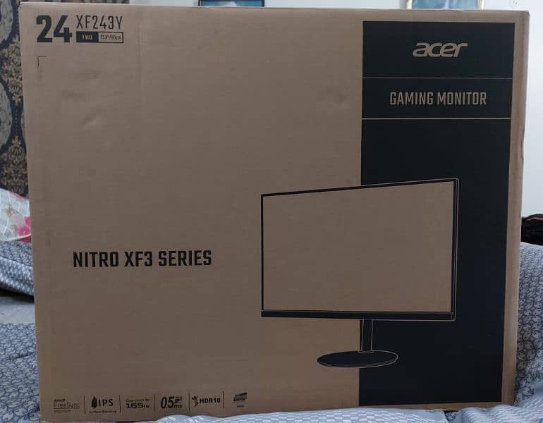 Acer Nitro XF243Y Gaming Monitor 24 inches for sale in mint condition. 0