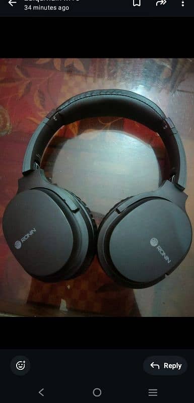 Ronin R-4400 Black Wolve Wireless Headsets 0