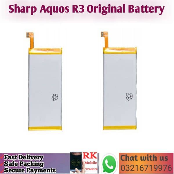 Original Sharp Aquos R3  Battery 1