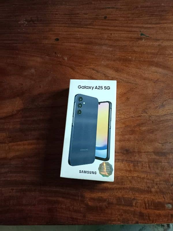 samsung a25 5g 8gb 256gb just box open brand new 0