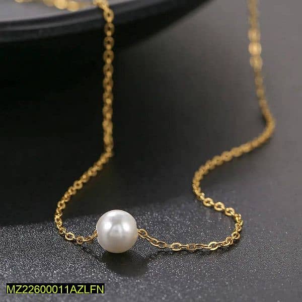 Alloy gold plated pearl stone pendant 0