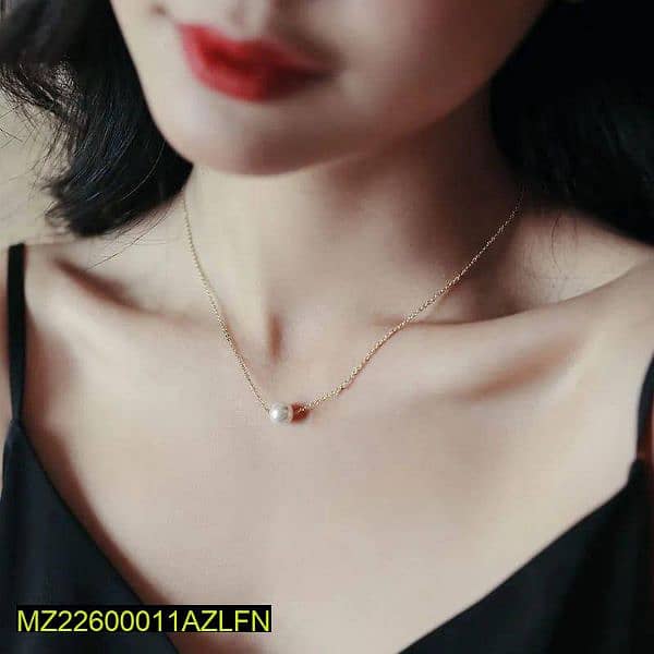 Alloy gold plated pearl stone pendant 2