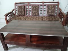 5 seater sofa set with table