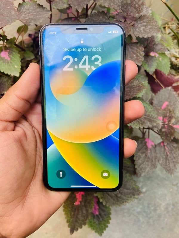 Apple iphone X 64 gb PTA approved 7