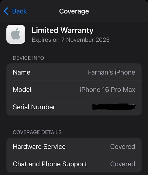 iPhone 16 pro max 512 GB LLA (Black) Apple Bag USA 2