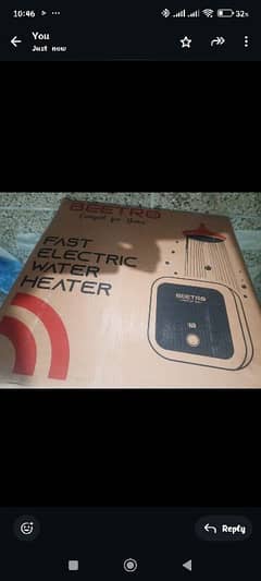 Electric Water geyser 25L