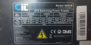 power supply 500 watt