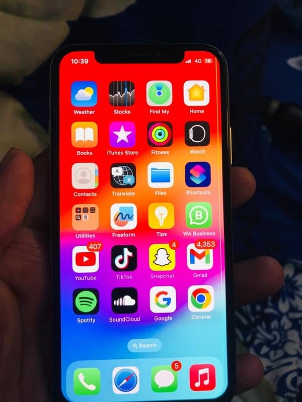 iPhone X 256 gb offical pta approved 0